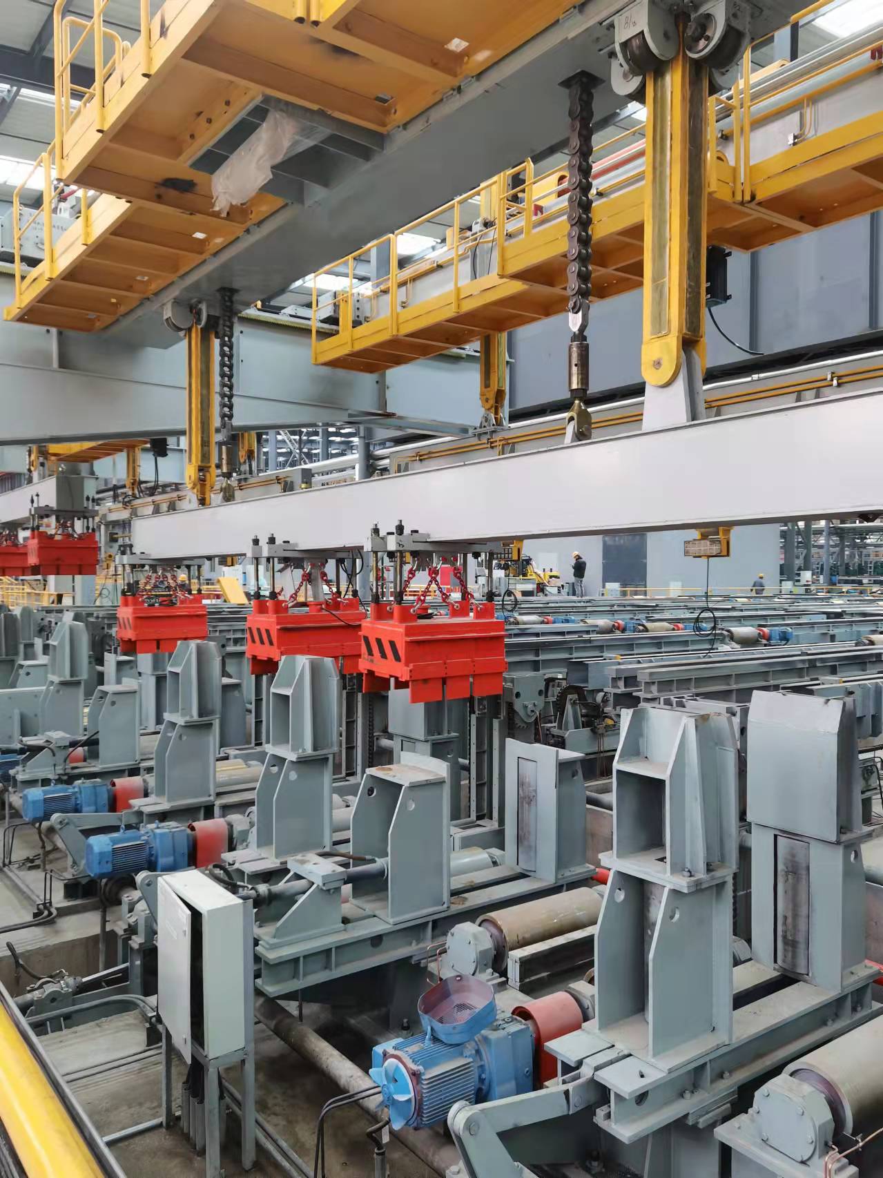 千豪吊型材，鋼軌自動化生產(chǎn)線用電永磁鐵吊具