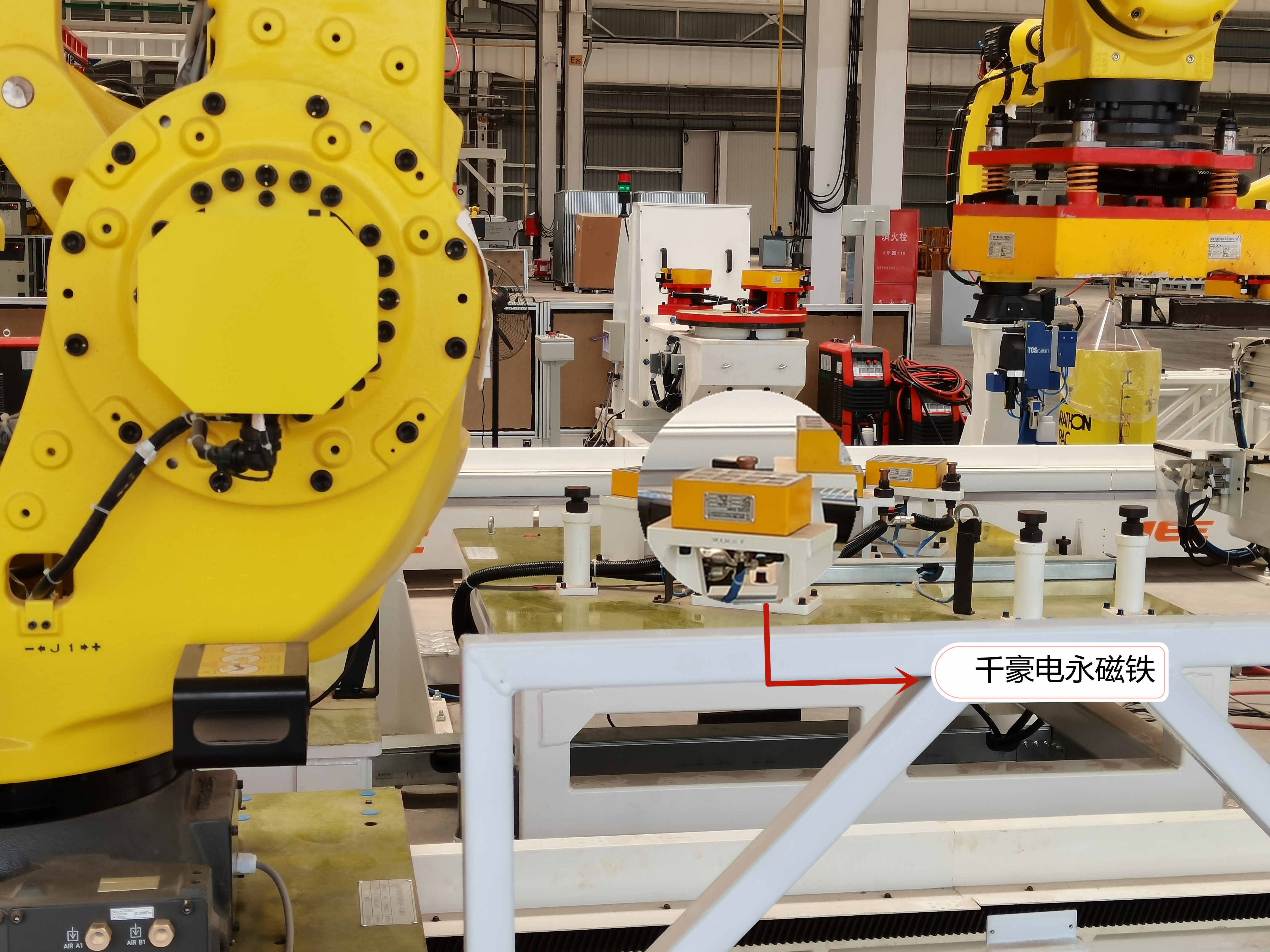 千豪自動(dòng)化夾具，電永磁夾具，機(jī)械手吸盤